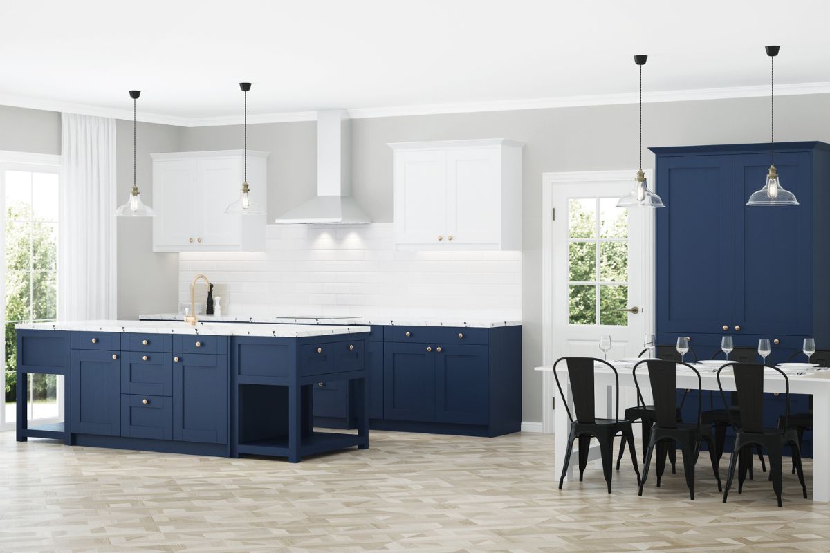 8 Well Designed Navy Blue Kitchen Cabinets You Can Make Yourself